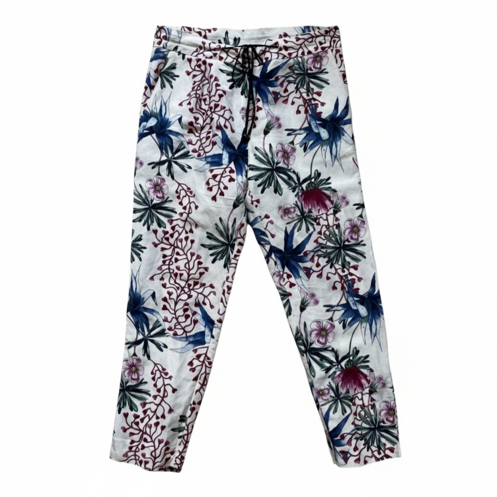 MAJE linen & silk pants - S